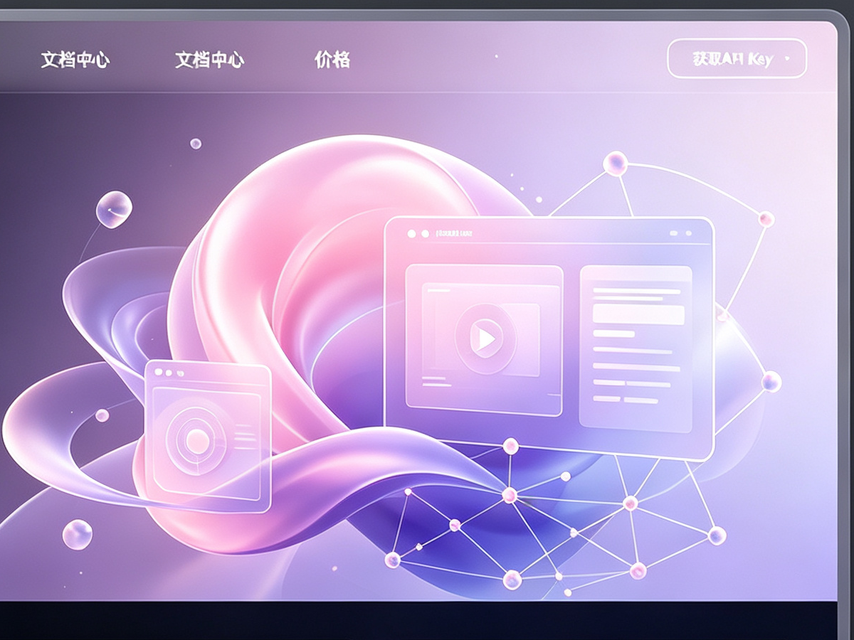 MiniMax 粉紫流体视觉